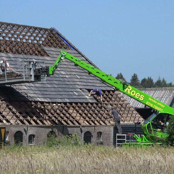 Pannen rapen met verreiker.